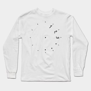 One two three clock! Long Sleeve T-Shirt